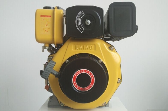 単一シリンダー空気はディーゼル機関の手動始動機 3000rpm 3.45kw を冷却しました