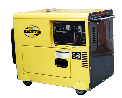 商業 3kva 低雑音の小さいディーゼル発電機の電気開始システム