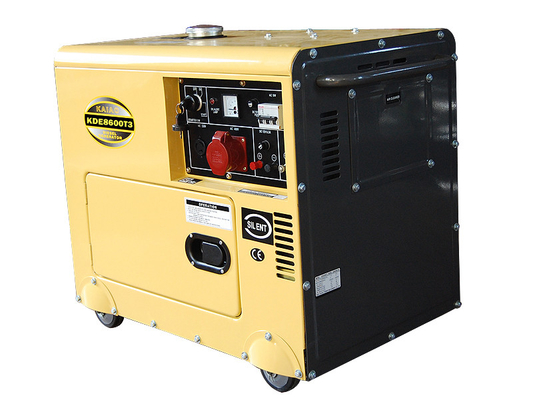 三相 6 つの KVA の小さい携帯用ディーゼル発電機のセリウム ISO の証明