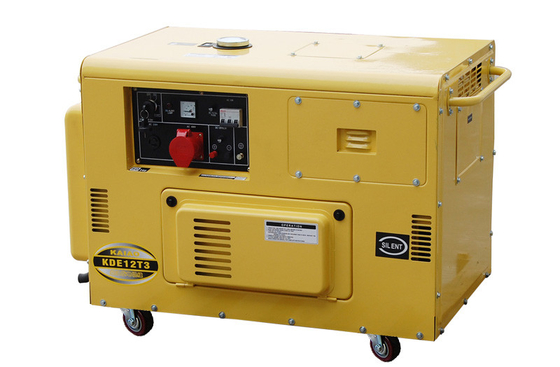 50HZ は家バックアップ、10kva 無声ディーゼル発電機のための段階の小さいディーゼル発電機を三倍にします