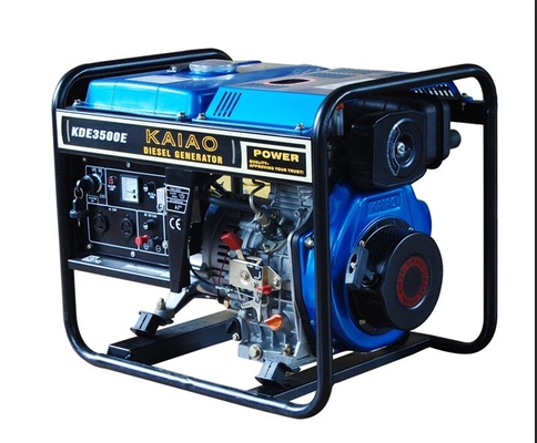 12.5L 燃料タンクが付いているエア冷却されたエンジン開いたフレーム 3kw のディーゼル発電機