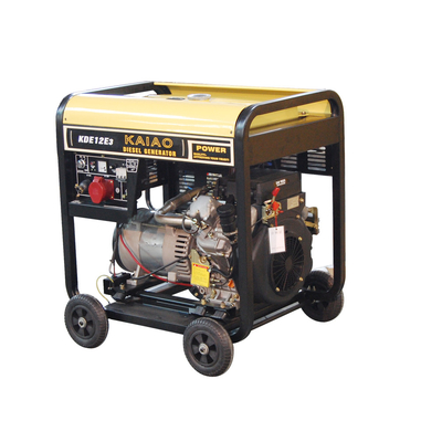 開いたフレーム 2 シリンダー ディーゼル発電機 10kva 3600rpm のセリウム ISO の証明