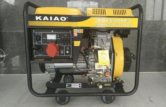 開いたフレーム 5.5kva のディーゼル発電機の高性能低いオイルの警報システム