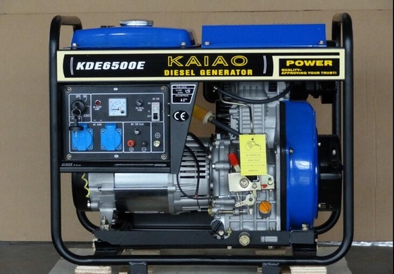 3600 Rpm 5kw オープンフレームディーゼル発電機 単相ディーゼル発電機