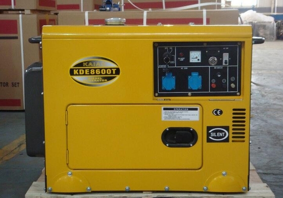 カスタマイズされた 6kva 無声住宅のディーゼル スタンバイの発電機の低い燃料消費料量