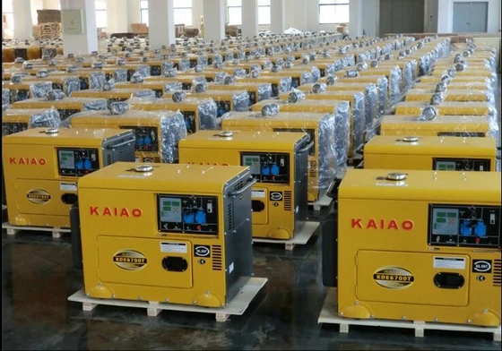 世帯の低雑音のディーゼル発電機の縦の空気によって冷却されるセリウム ISO の証明