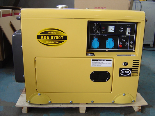 220 単一シリンダー 4 ストローク エンジンを搭載するボルト 22A の音の証拠のディーゼル発電機
