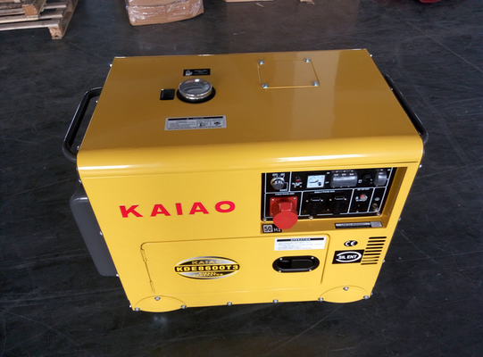 習慣 7KVA 3 つの段階の小さいディーゼル発電機、小さく静かなディーゼル発電機