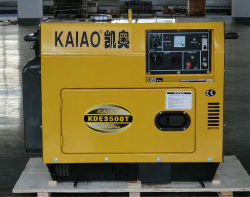 3KW 小さい無声ディーゼル発電機、家のためのスタンバイのディーゼル発電機