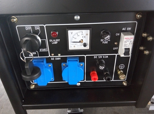 AC単一フェーズの開いたディーゼル発電機3KW最高力、640*480*530mm