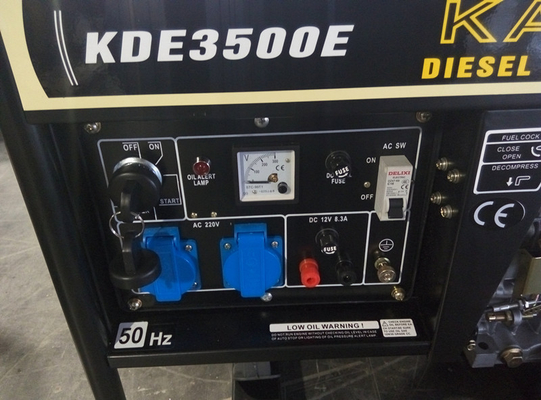 低い燃料の小さいディーゼル発電機50/60HZより少ない工学およびプログラミング