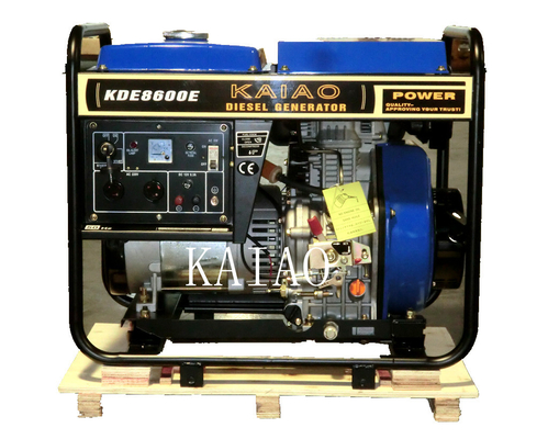 モデルKDE8600E KAIAOのブランド6kwのディーゼル発電機セット