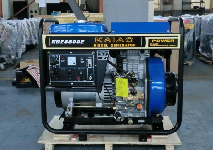 60hz 6kva 3600rpm の開いたフレームの工場/構造のためのディーゼル発電機の反動の始動機
