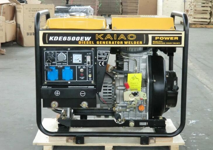 2.2kva 3600rmp のディーゼル発電機の溶接工、電動発電機溶接機 KDE6500EW