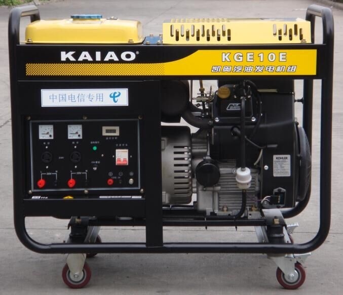 10kva 元の米国コーラー エンジン 50HZ を搭載する 3 段階ガソリン発電機セット