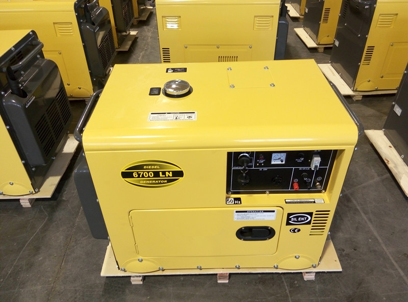 220 単一シリンダー 4 ストローク エンジンを搭載するボルト 22A の音の証拠のディーゼル発電機