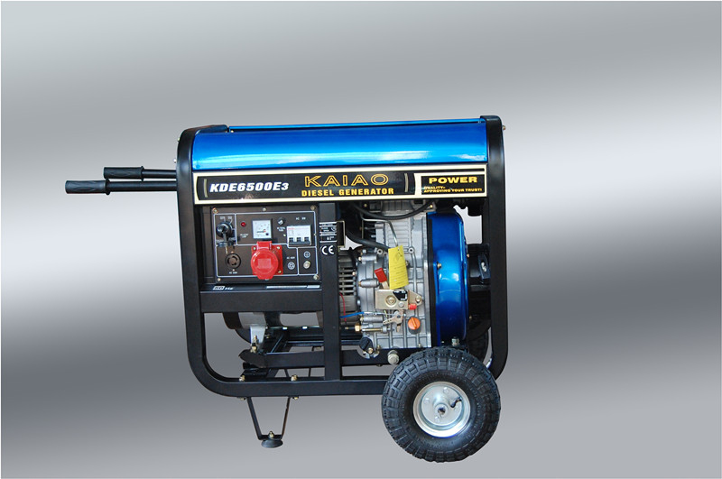 開いたフレームの空気はディーゼル発電機 5.5Kva の自己によって刺激された一定した電圧刺激を冷却しました