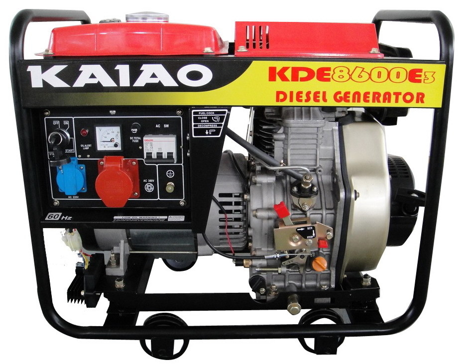 CE小型ディーゼル発電機 3相6.5kWディーゼル発電機セット 8600E3