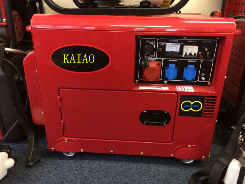 熱交換の冷却装置が付いている産業8KVA AC三相小さいディーゼル発電機